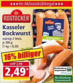 Norma die ROSTOCKER Kasseler Bockwurst Angebot