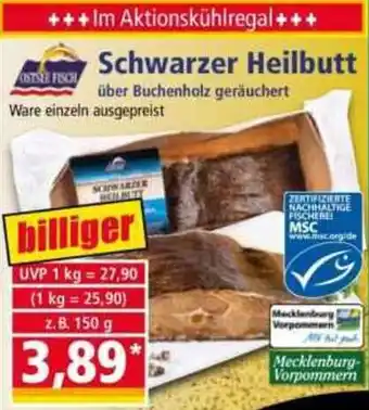 Norma Schwarzer Heilbutt Angebot