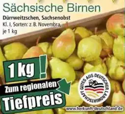 Norma Sächsische Birnen Angebot