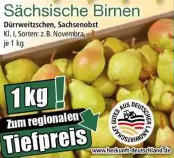 Norma Sächsische Birnen Angebot