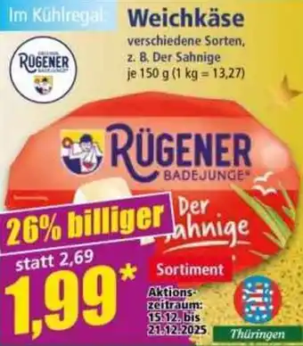 Norma RÜGENER Weichkäse Angebot