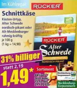 Norma RÜCKER Schnittkäse Angebot