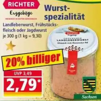 Norma RICHTER Wurstspezialität Angebot