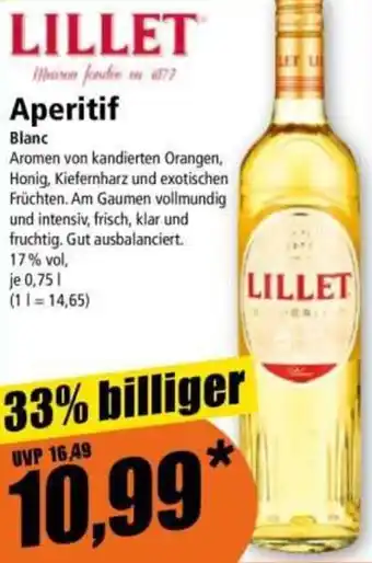 Norma LILLET Aperitif Blanc Angebot