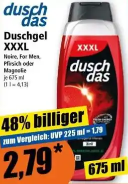 Norma dusch das Duschgel XXXL Angebot