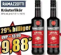 Norma RAMAZZOTTI Kräuterlikör Angebot