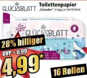 Norma GLÜCKSBLATT Toilettenpapier Angebot