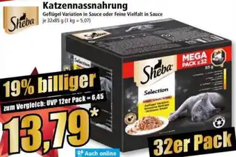 Norma Sheba Katzennassnahrung Angebot