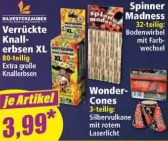 Norma SILVESTERZAUBER Verrückte Knallerbsen XL Angebot