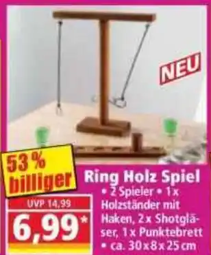 Norma Ring Holz Spiel Angebot