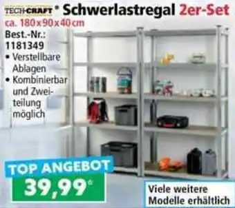 Norma TECH-CRAFT Schwerlastregal 2er-Set Angebot