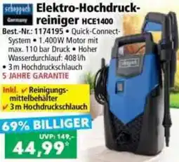 Norma Scheppach Elektro-Hochdruckreiniger HCE1400 Angebot