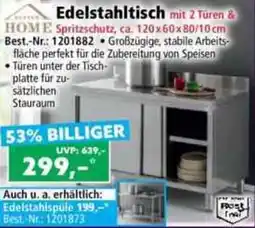 Norma HOME Edelstahltisch Angebot
