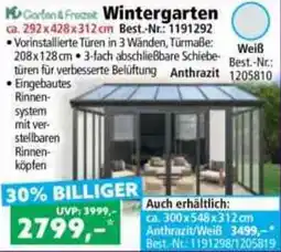 Norma Garten & Freizeit Wintergarten Angebot
