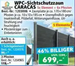 Norma WPC-Sichtschutzzaun CARACAS Angebot