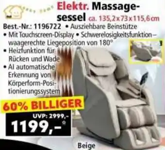 Norma Elektr. Massagesessel Angebot