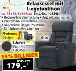 Norma Relaxsessel mit Liegefunktion Angebot
