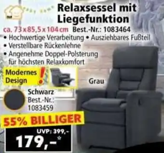 Norma Relaxsessel mit Liegefunktion Angebot
