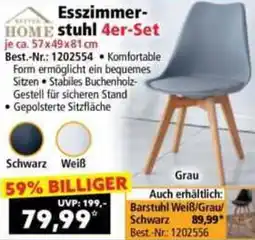 Norma HOME Esszimmerstuhl 4er-Set Angebot