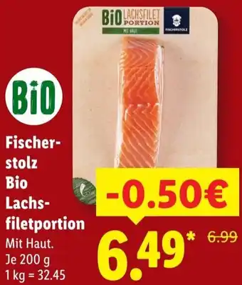 Lidl Fischerstolz Bio Lachsfiletportion Angebot