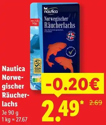 Lidl Nautica Norwegischer Räucherlachs Angebot