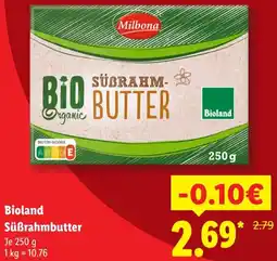 Lidl Bioland Süßrahmbutter Angebot