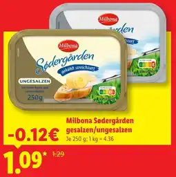 Lidl Milbona Sødergården gesalzen/ungesalzen Angebot