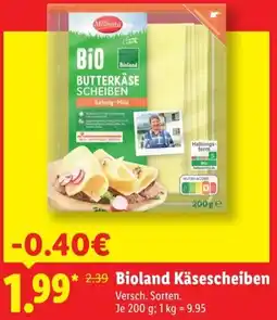 Lidl Bioland Käsescheiben Angebot