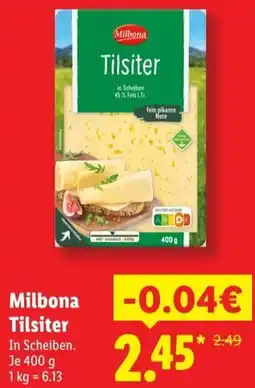 Lidl Milbona Tilsiter Angebot