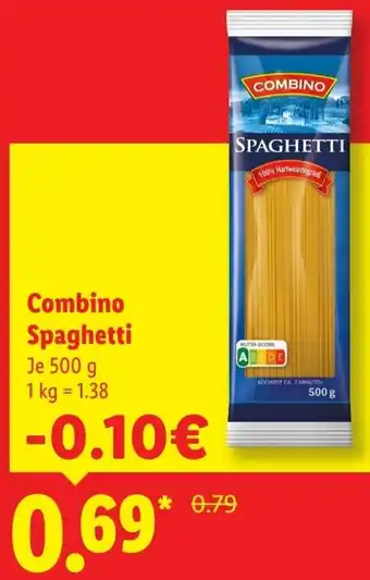 Lidl Combino Spaghetti Angebot