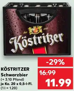 Kaufland KÖSTRITZER Schwarzbier Angebot