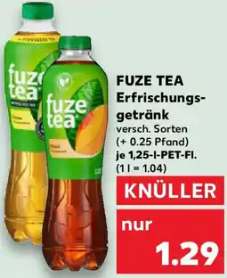 Kaufland FUZE TEA Erfrischungsgetränk Angebot