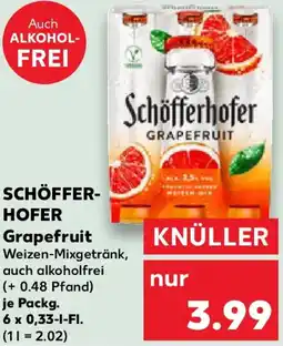 Kaufland SCHÖFFERHOFER Grapefruit Angebot