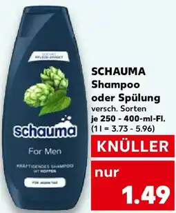 Kaufland SCHAUMA Shampoo oder Spülung Angebot