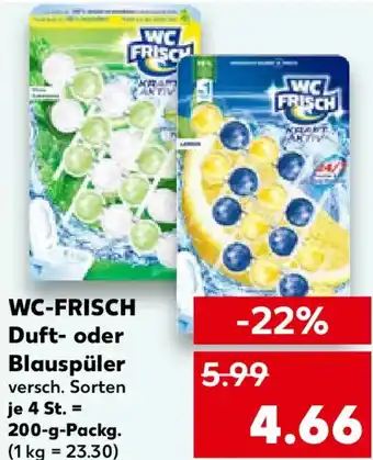 Kaufland WC-FRISCH Duft- oder Blauspüler Angebot