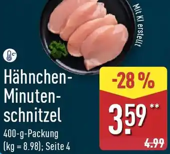 Aldi Nord Hähnchen Minutenschnitzel Angebot