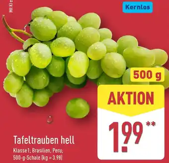 Aldi Nord Tafeltrauben hell Angebot