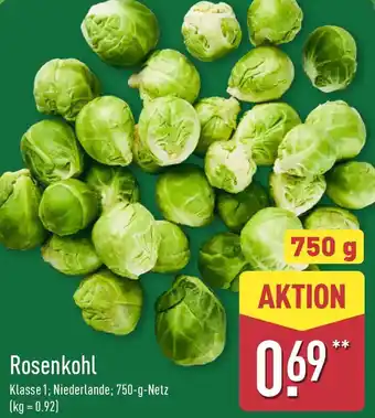 Aldi Nord Rosenkohl Angebot