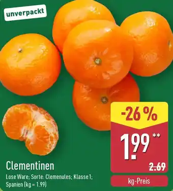 Aldi Nord Clementinen Angebot