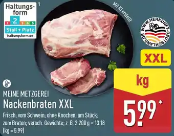 Aldi Nord MEINE METZGEREI Nackenbraten XXL Angebot