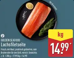 Aldi Nord GOLDEN SEAFOOD Lachsfiletseite Angebot