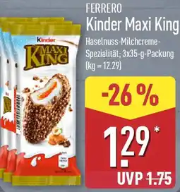 Aldi Nord FERRERO Kinder Maxi King Angebot