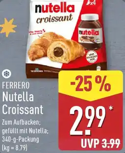 Aldi Nord FERRERO Nutella Croissant Angebot