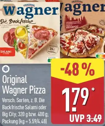 Aldi Nord Original Wagner Pizza Angebot
