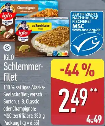 Aldi Nord IGLO Schlemmerfilet Angebot