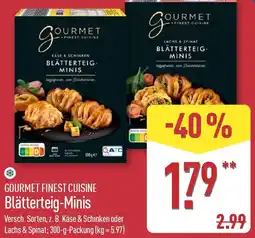 Aldi Nord GOURMET FINEST CUISINE Blätterteig-Minis Angebot