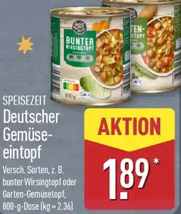 Aldi Nord SPEISEZEIT Deutscher Gemüseeintopf Angebot