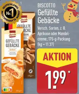 Aldi Nord BISCOTTO Gefüllte Gebäcke Angebot