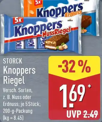 Aldi Nord STORCK Knoppers Riegel Angebot