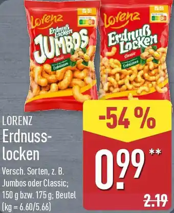 Aldi Nord LORENZ Erdnusslocken Angebot